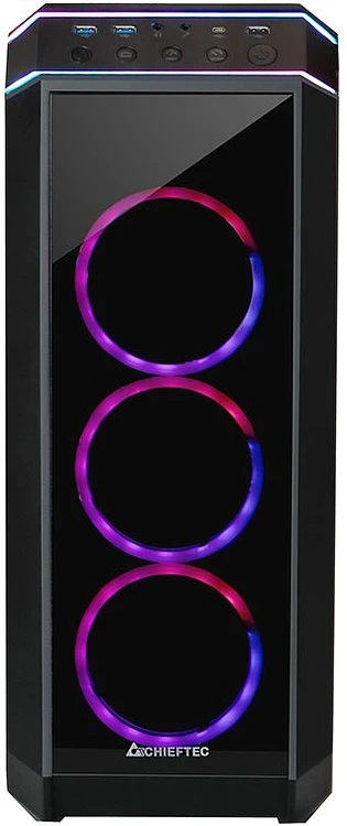 Корпус Chieftec Stallion II черный без БП (GP-02B-UC-OP)