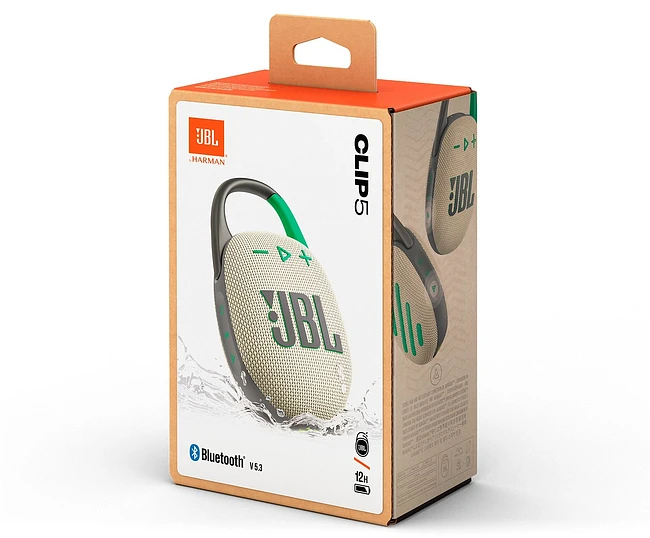 Портативная колонка JBL Clip 5 песочный