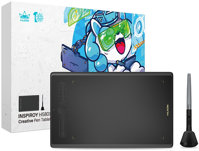 Графический планшет Huion Inspiroy (H580X)