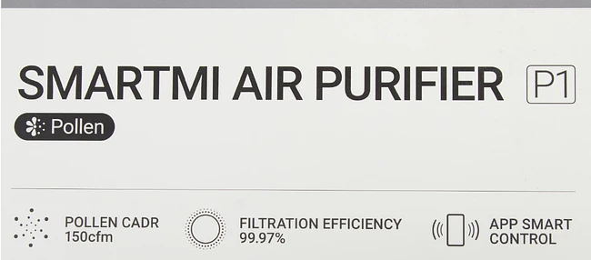 Очиститель воздуха SmartMi Air Purifier P1 Dark Grey (ZMKQJHQP11)