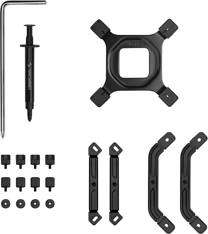 Кулер для процессора DeepCool AK700 Digital NYX черный (R-AK700-BKNNMN-GJD-1)