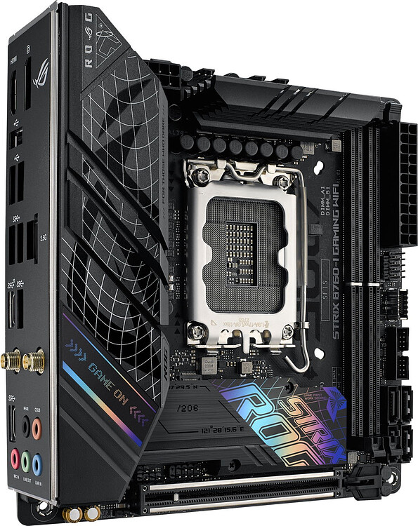Материнская плата ASUS Rog Strix Gaming WiFi Soc-1700 Intel B760 DDR5 (B760-I)