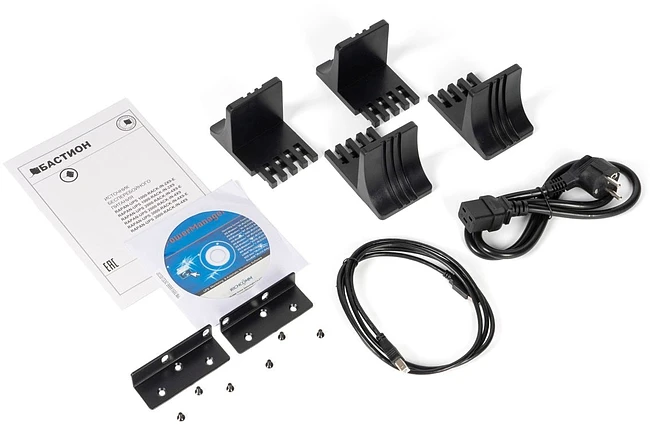Источник бесперебойного питания Бастион Rapan 1000-RACK-IN-2X9 черный (8936)