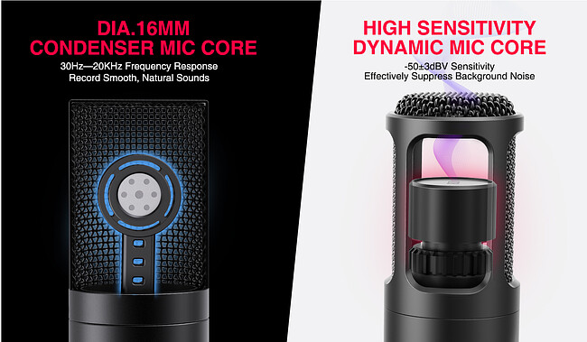 Микрофон Fifine K669D черный
