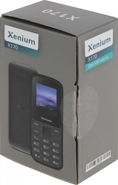 Мобильный телефон Philips Xenium X170 черный (CTX170BK/00)