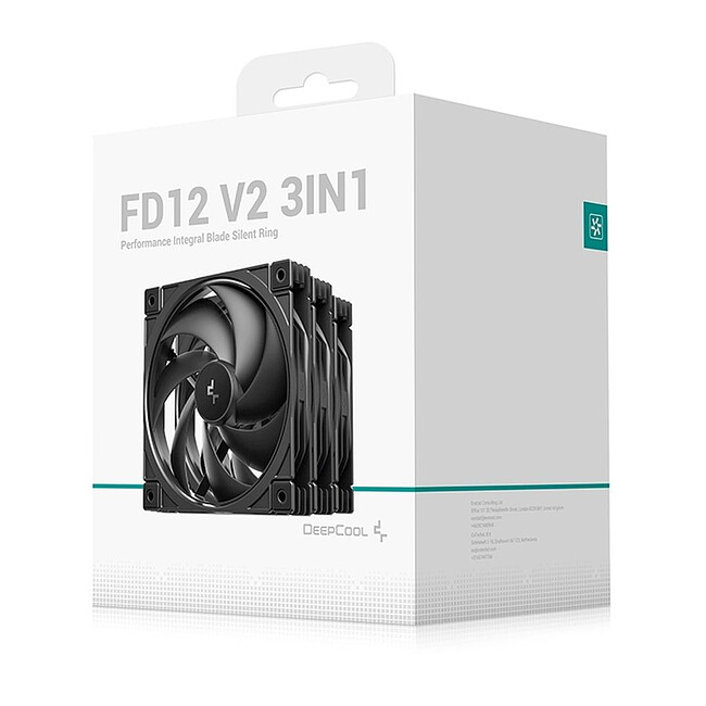 Вентилятор для процессора Deepcool FD12 V2 3in1 (R-FD12V2-BKNPN3-G)