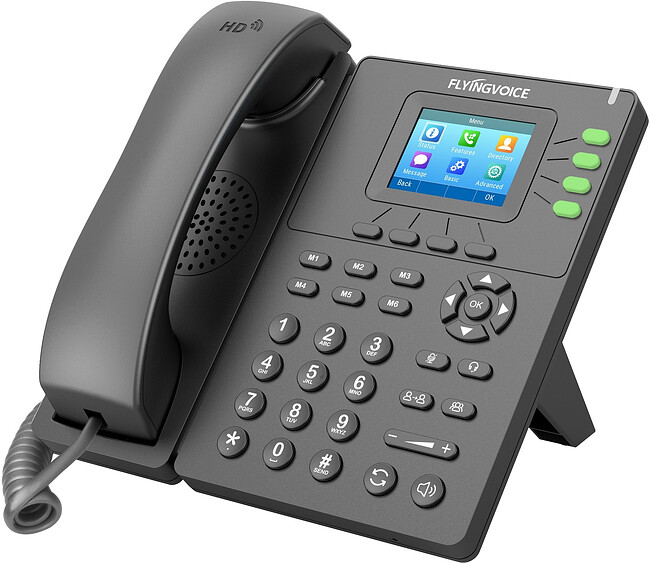 IP-телефон Flying Voice P21P серый