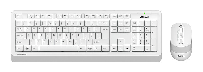 Набор периферии A4Tech Fstyler FG1010S белый/серый