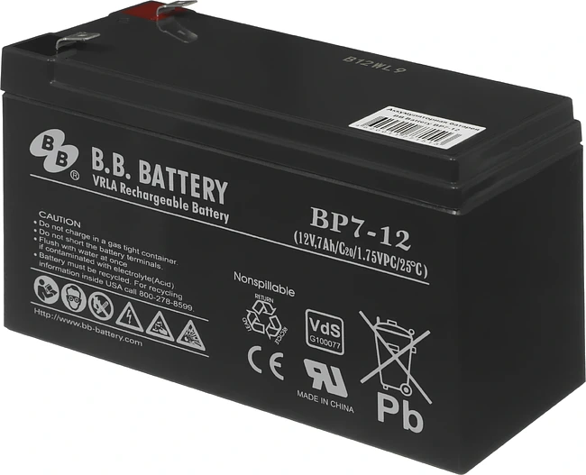 Аккумулятор для ИБП B.B. Battery BP7-12
