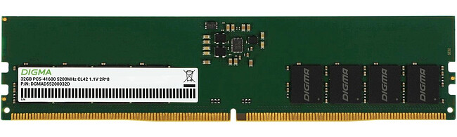 Оперативная память Digma 32GB DDR5 (DGMAD55200032D)