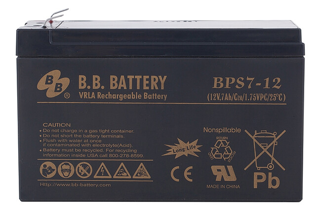 Аккумулятор для ИБП B.B. Battery BPS 7-12
