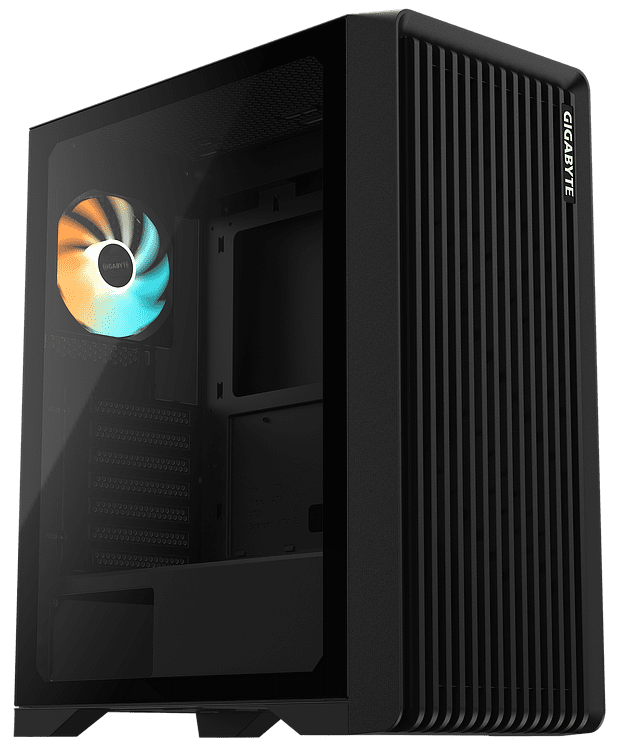Корпус Gigabyte C103 Glass Global без БП черный (28300-C103B-1CRR)