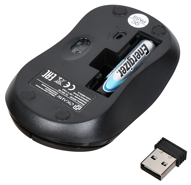 Мышь Oklick 605SW черный (384108)