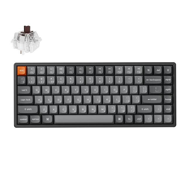 Клавиатура Keychron QMK K2 Max Brown Switch (K2M-J3-RU)