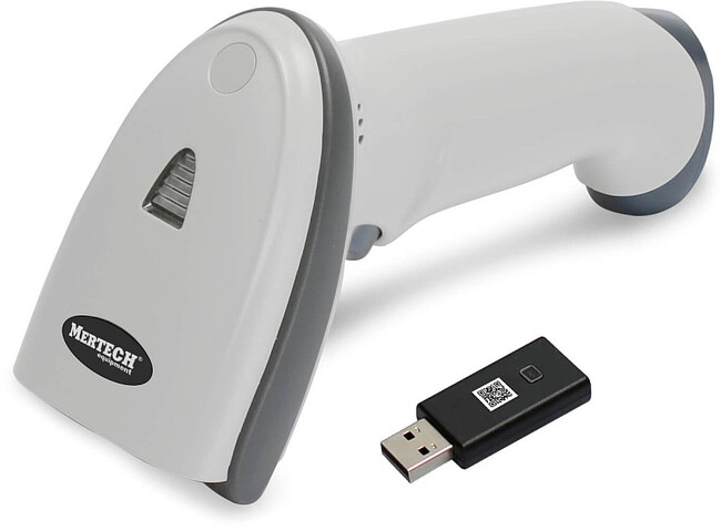Сканер штрих-кода Mertech CL-2210 BLE Dongle P2D USB белый (4833) Сканер штрих-кода Mertech CL-2210 BLE Dongle P2D USB белый (4833)