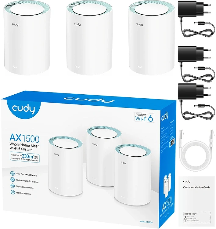 Маршрутизатор Cudy M1500 3-Pack