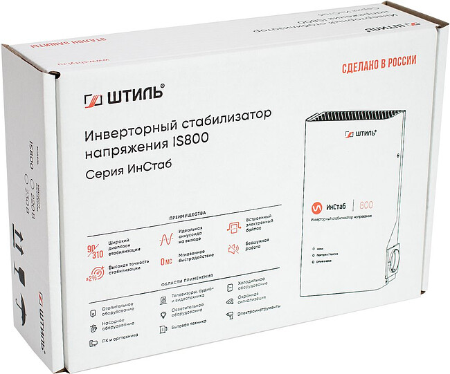 Стабилизатор напряжения Штиль ИнСтаб белый (IS800)