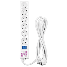 Сетевой фильтр Power Cube SPL(5+1)-16B-P-1,9M White
