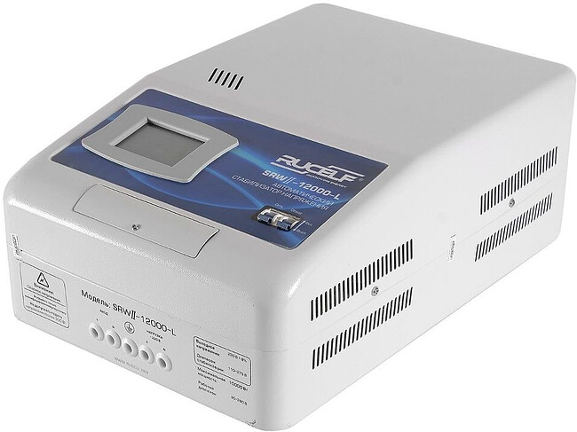 Стабилизатор напряжения Rucelf SRWII-12000-L