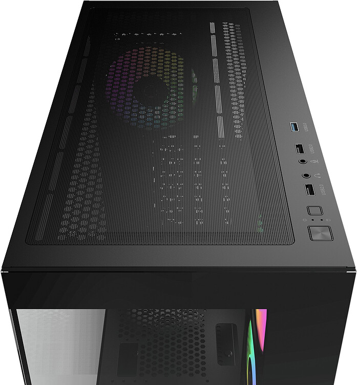 Корпус Ocypus Gamma C72 BK ARGB ATX без БП (Gamma-C72-BKD400XX-GL)