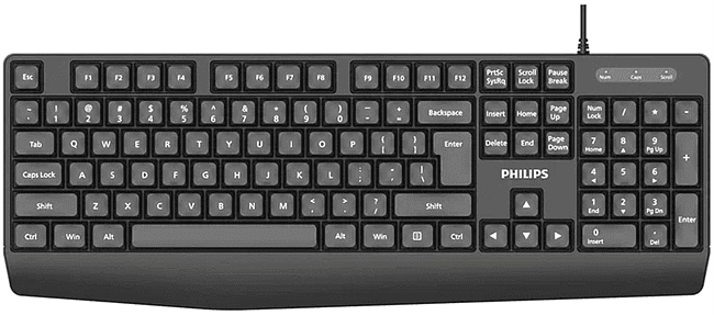 Клавиатура Philips SPT6237B/60 черный Клавиатура Philips SPT6237B/60 черный
