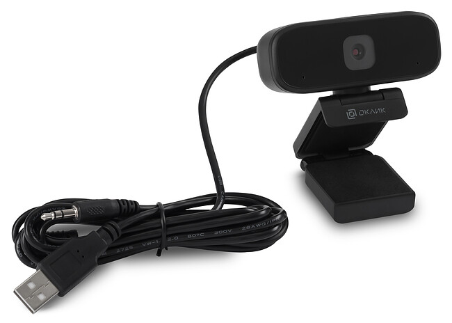 Веб-камера Oklick OK-C015HD черный (1787888)