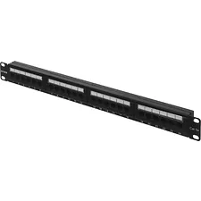 Патч-панель NTSS NTSS-PP-1U-24-UTP-RJ45-5E-D 19 1U