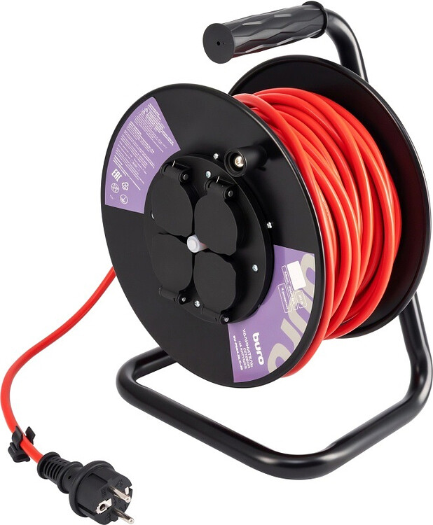 Удлинитель Buro BU-PSR4.30/G-16 оранжевый
