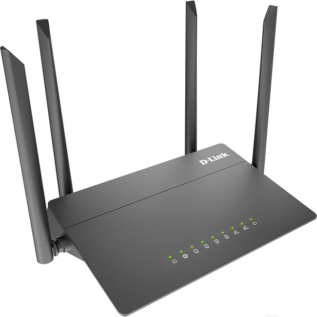 Маршрутизатор D-Link DIR-822/RU/R4A (AC1200, 4xGLAN, USB 2.0, MU-MIMO)