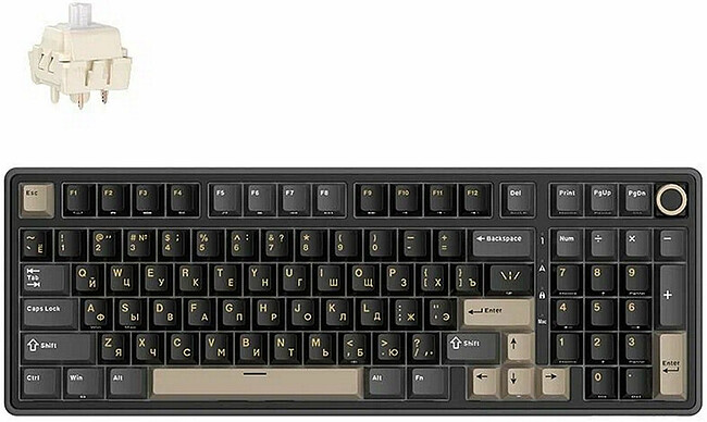 Клавиатура Royal Kludge RK R98 Pro Cream switch/Phantom