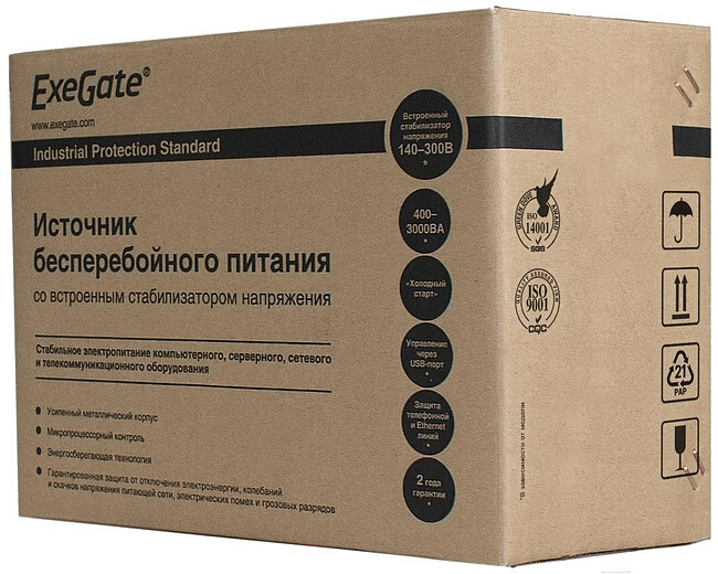 Источник бесперебойного питания ExeGate Power Back BNB-850 (EP285474RUS)