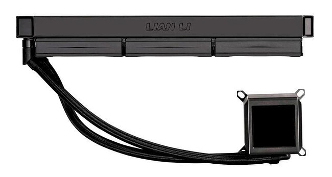 Кулер для процессора Lian Li Galahad II LCD SL-Infinity 360 Black (G89.GA2ALCD36INB.00)