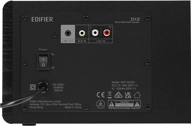 Портативная колонка Edifier D12 черный
