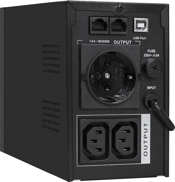 Источник бесперебойного питания ExeGate SpecialPro Smart LLB-1000.LCD.AVR.1SH.2C13.RJ.USB (EX292788RUS)