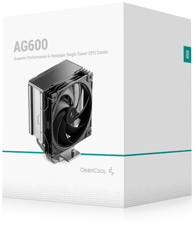 Кулер для процессора DeepCool AG600 черный (R-AG600-BKNPMG2-G)