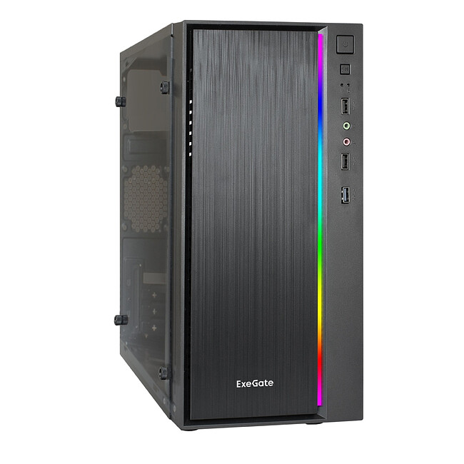 Корпус ExeGate mEVO-9301 без БП черный (EX283754RUS)