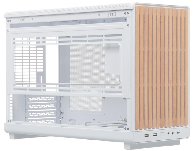 Корпус Lian Li A3-mATX без БП White/Wood (G99.A3W-WD.00)