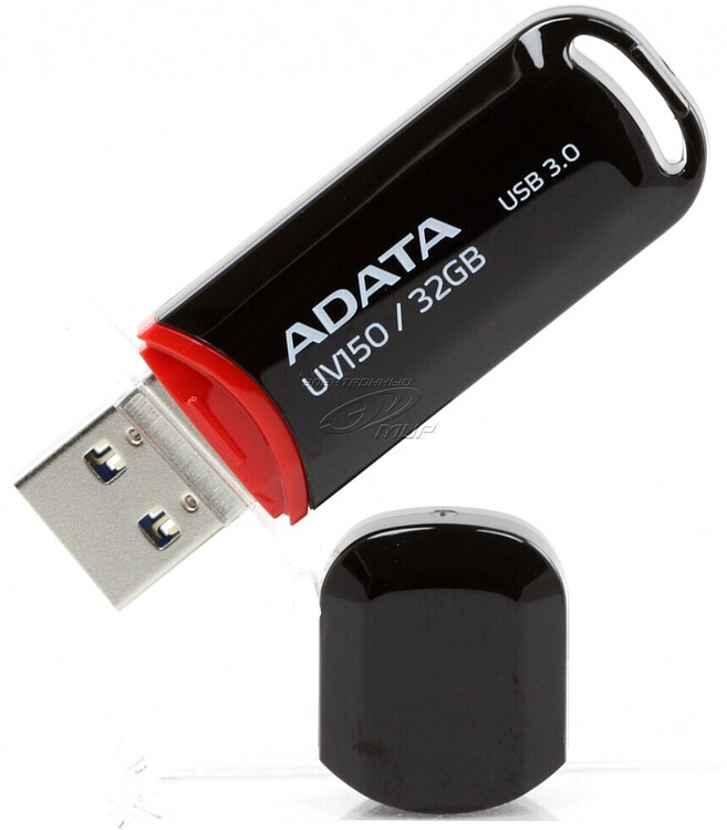 USB Flash-накопитель A-Data AUV150-32G-RBK 32GB