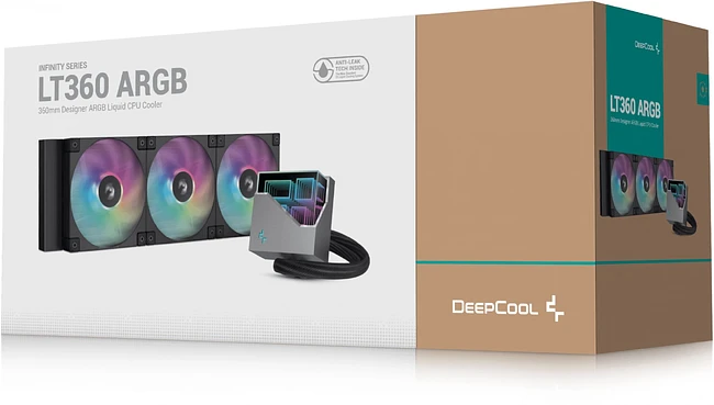 Система жидкостного охлаждения для процессора DeepCool LT360 ARGB черный (R-LT360-BKAMNC-G-1)