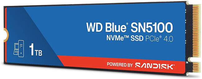 Внешний накопитель WD Blue SN5100 1TB (WDS100T5B0E WDC)