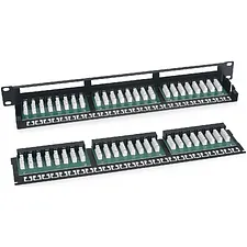 Патч-панель Cabeus PLHD-48-CAT.6-Dual