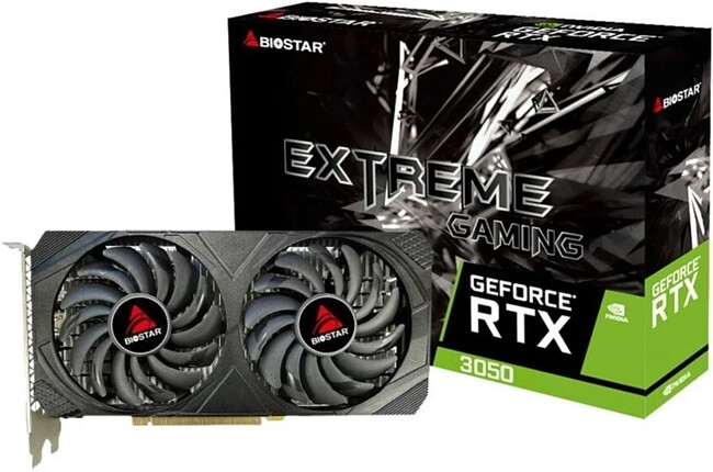 Видеокарта Biostar GeForce RTX 3050 6Gb GDDR6 (VN3516RF68)