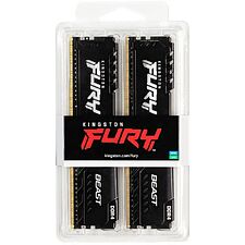 Оперативная память Kingston Fury Beast 2x16GB DDR4 PC4-25600 (KF432C16BBK2/32)