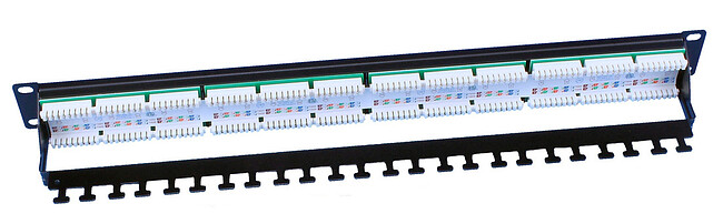 Патч-панель Hyperline PP3-19-24-8P8C-C6-110D