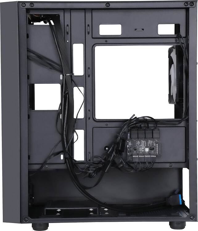 Корпус HAFF Rush mATX без БП Black