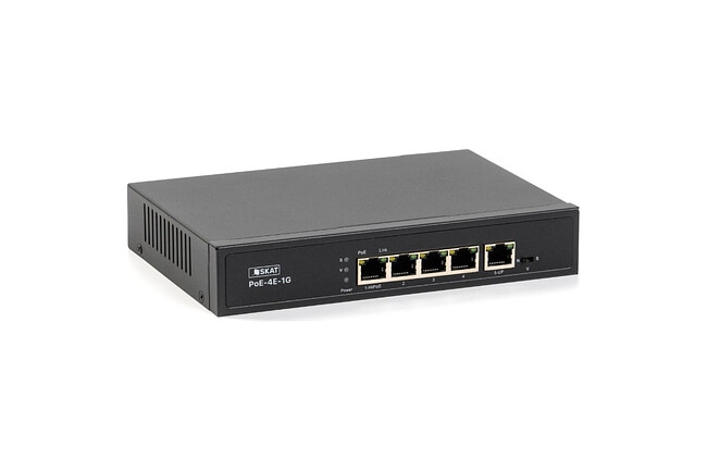 Коммутатор Бастион SKAT PoE-4E-1G (4070)