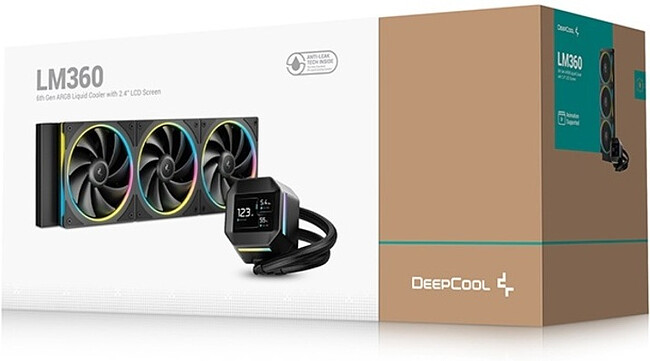 Система жидкостного охлаждения для процессора DeepCool LM360 Black (R-LM360-BKDMMC-1)