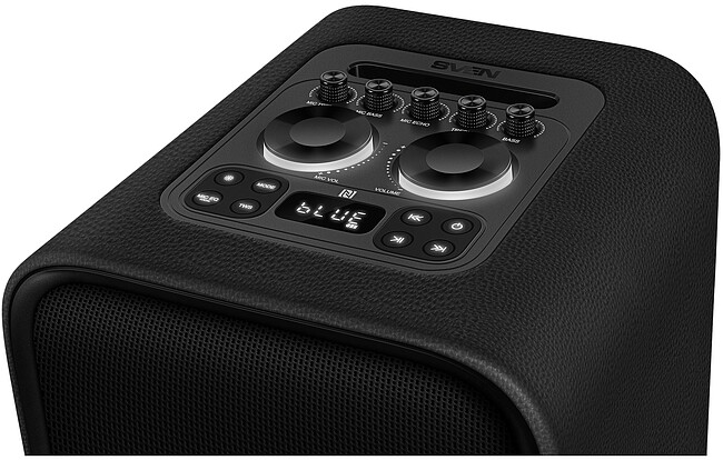 Колонка для вечеринок Sven PS-1650 черная кожа (SV-023379)