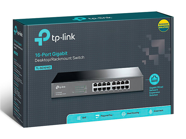 Коммутатор TP-Link TL-SG1016D