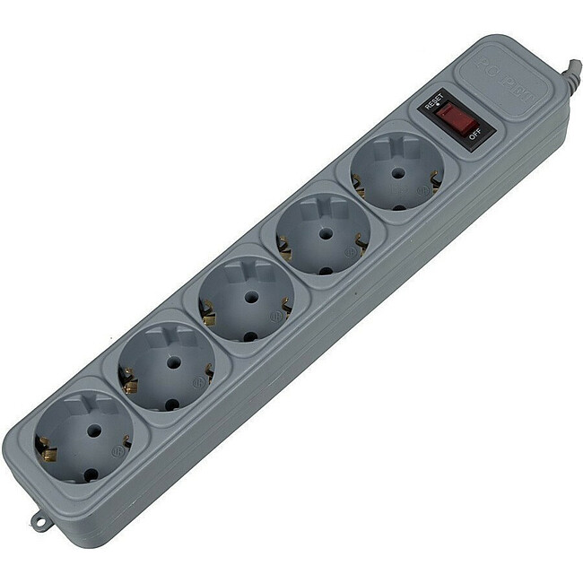 Сетевой фильтр PC Pet AAP01006-3-G серый Сетевой фильтр PC Pet AAP01006-3-G серый